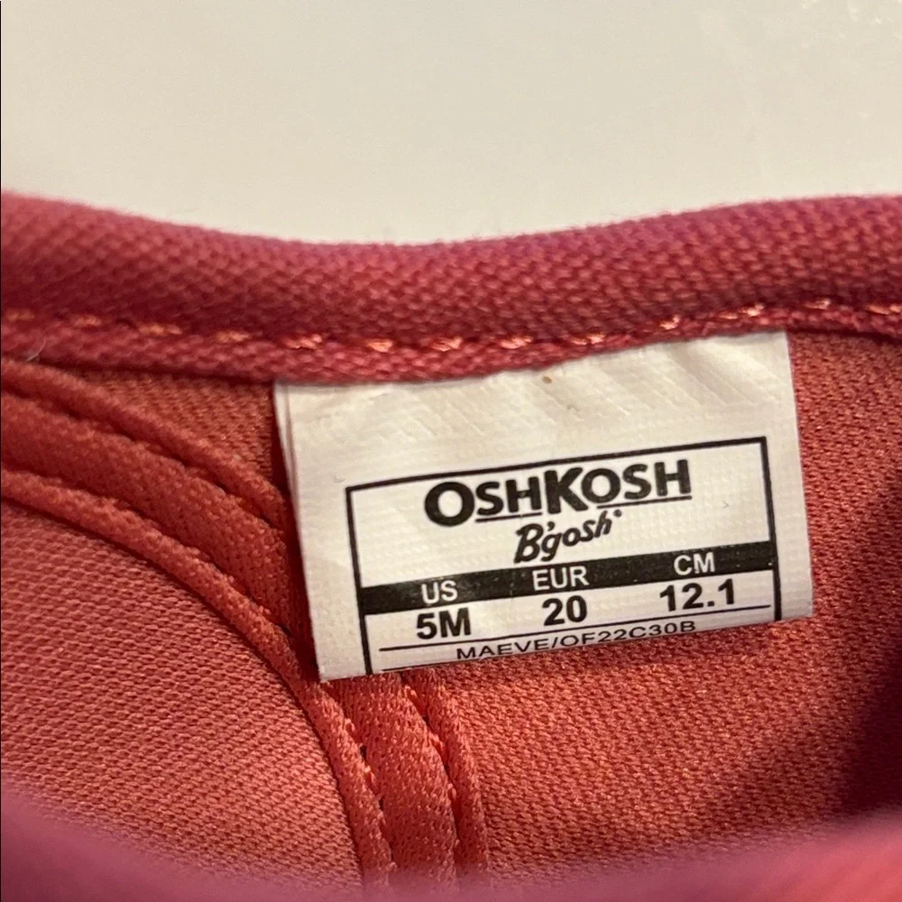 OshKosh B'Gosh Slip-On Butterfly Theme Sneakers